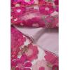 imageCHICWISH Women 3D Floral Applique Embroidery Maxi Skirt Elastic High Waist ALine Garden Party Mesh Tulle SkirtMagenta