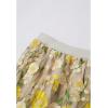imageCHICWISH Women 3D Floral Applique Embroidery Maxi Skirt Elastic High Waist ALine Garden Party Mesh Tulle SkirtYellow
