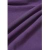 imageCHICWISH Women Casual Long Sleeve Pullover Top Side Knot Ruched Blouse Slim Fitted Basic Solid Knit Tops Fall TrendyPurple