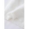 imageCHICWISH Women Crop Fuzzy Cardigan Bowknot Brooch Button Knit Cardigans Open Front Long Sleeves Sweater TopsWhite Fuzzy