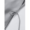 imageCHICWISH Women Long Sleeve Satin Silk Top Crisscross Waist Boat Neck Elegant Dressy Party Blouse Tunic TopsGrey