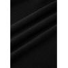 imageCHICWISH Womens Folded OffShoulder ShortSleeve Knit TopShortsleeveblack