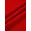 imageCHICWISH Womens Mock Neck Oversized Sweaters Faux Fur Sleeve Loose Casual Cape Knit Sweaters Poncho Pullover TopsRed