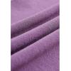 imageCHICWISH Womens Mock Neck Satin Spliced Bubble Sleeves Knit TopBubble Sleevesviolet
