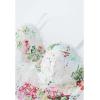 imageCHICWISH Womens Monet Garden Floral Embroidered Bustier Crop TopMonet Garden