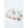 imageCHICWISH Womens Monet Garden Floral Embroidered Bustier Crop TopMonet Garden