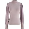 Bubble Sleeves-mauve