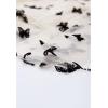 imageCHICWISH Womens Velvet Flower Blossom Mesh Tulle SkirtCreamvelvet Butterfly