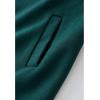 imageCHICWISH Womens Wide Lapel Open Front Long Sleeve SandWineBlackGrey Wool Blend Trench CoatEmerald