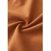 imageCHICWISH Womens Wide Lapel Open Front Long Sleeve SandWineBlackGrey Wool Blend Trench CoatPumpkin
