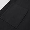 imageCHICWISH Women Open Front Knit Long Cardigan Patch Pocket Long Sleeve Fall Winter Casual Chunky Coatigan Sweater CoatBlack