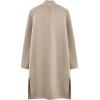 imageCHICWISH Women Open Front Knit Long Cardigan Patch Pocket Long Sleeve Fall Winter Casual Chunky Coatigan Sweater CoatLight Tan