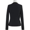 imageCHICWISH Womens Mock Neck Ruched Long Sleeves Knit TopMock Neckblack