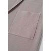 imageCHICWISH Womens Open Front Cardigan Long Sleeve Notch Lapel Belted Longline Coatigan Ribbed Knit Coat With PocketsTaupe