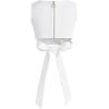 imageCHICWISH Womens SelfTie Bowknot White Sleeveless Crop TopWhite