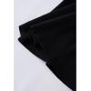 imageCHICWISH Womens WhiteBlackLight PinkRed HeartShape Buttons Square Neck Knit TopBlack