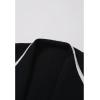 imageCHICWISH Women Contrast Edge Open Front Knit Cardigan Coat Lightweight Long Cardigans with PocketsBlack