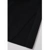 imageCHICWISH Women Contrast Edge Open Front Knit Cardigan Coat Lightweight Long Cardigans with PocketsBlack