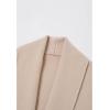 imageCHICWISH Women Shawl Collar Long Sleeve Cardigan Casual Open Front Knit Sweater Soft Long Coat with PocketsOatmeal