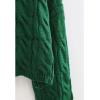 imageCHICWISH Women Turtleneck Christmas Sweater Cable Crop Long Sleeve Pullover Sweaters Fall Winter Casual Chunky Knit TopsGreen