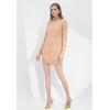 imageCHICWISH Womens Comfy Casual Long Sleeve Neck Knit Top Pullover SweaterTan Whitesweater Dress