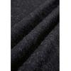 imageCHICWISH Womens OatmealGreyBlackPink SelfTie Bowknot Faux Fur PonchoBlack