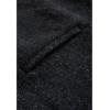 imageCHICWISH Womens OatmealGreyBlackPink SelfTie Bowknot Faux Fur PonchoBlack