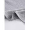 imageCHICWISH Womens OatmealGreyBlackPink SelfTie Bowknot Faux Fur PonchoGrey