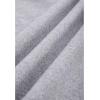 imageCHICWISH Womens OatmealGreyBlackPink SelfTie Bowknot Faux Fur PonchoGrey