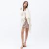 imageCHICWISH Womens Open Front Waterfall Longline Knit Cardigan Coatigan Light JacketCreamwaterfall