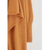 imageCHICWISH Womens Open Front Waterfall Longline Knit Cardigan Coatigan Light JacketPumpkin