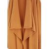 imageCHICWISH Womens Open Front Waterfall Longline Knit Cardigan Coatigan Light JacketPumpkin