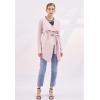 imageCHICWISH Womens Wide Lapel Tie Waist Knit Cardigan Coatigan Light JacketPinkwide Lapel