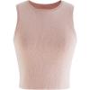 imageCHICWISH Womens Lithesome Comfort Knit Tank TopTank Toppink