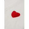 imageCHICWISH Women 3D Heart Open Front Cardigan Sweaters VNeck Casual ButtonUp Long Sleeve Cropped Knit CardiganWhite