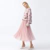 imageCHICWISH Womens Comfy Casual Pink Fuzzy Hearts Knit Sweater Pullover SweatershirtPink