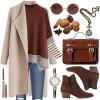 imageCHICWISH Womens MustardBlackCaramelOliveGrey Striped Oversize Soft Knit Cape Sweater PulloverCaramel