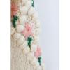 imageCHICWISH Womens PurpleCream Stitch Floral Diamond PomPom Hand Knit CardiganCream