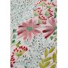 imageCHICWISH Women Daisy Field Pleated Midi Skirt Printed ALine Casual High Waist Swing Flared Vintage Skirts with PocketsGreen