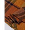 imageCHICWISH Womens Fall Winter Vintage Plaid Wool Skirts High Waist ALine Pleated Midi Skirt PumpkinPumpkin
