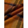 imageCHICWISH Womens Fall Winter Vintage Plaid Wool Skirts High Waist ALine Pleated Midi Skirt PumpkinPumpkin