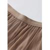 imageCHICWISH Womens LilacCreamGreyPinkBlack Layered Mesh Ballet Prom Party Tulle Tutu ALine Maxi SkirtBrowncrystal Embellished