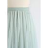 imageCHICWISH Womens LilacCreamGreyPinkBlack Layered Mesh Ballet Prom Party Tulle Tutu ALine Maxi SkirtMint