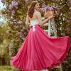 imageCHICWISH Womens Timeless Favorite Chiffon Maxi Prom Party SkirtMagenta