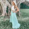 imageCHICWISH Womens Timeless Favorite Chiffon Maxi Prom Party SkirtMint