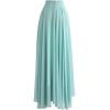 imageCHICWISH Womens Timeless Favorite Chiffon Maxi Prom Party SkirtMint