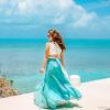 imageCHICWISH Womens Timeless Favorite Chiffon Maxi Prom Party SkirtMint