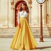 imageCHICWISH Womens Timeless Favorite Chiffon Maxi Prom Party SkirtMustard Yellow