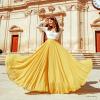 imageCHICWISH Womens Timeless Favorite Chiffon Maxi Prom Party SkirtMustard Yellow