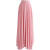 imageCHICWISH Womens Timeless Favorite Chiffon Maxi Prom Party SkirtPink